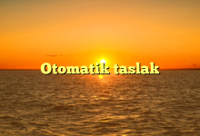 Otomatik taslak